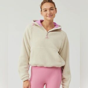 NWT Outdoor Voices PrimoFleece 1/4 Zip Hoodie